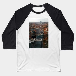 Aerial View of Central Milan Baseball T-Shirt